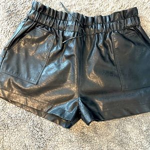 Leather shorts from Amazon